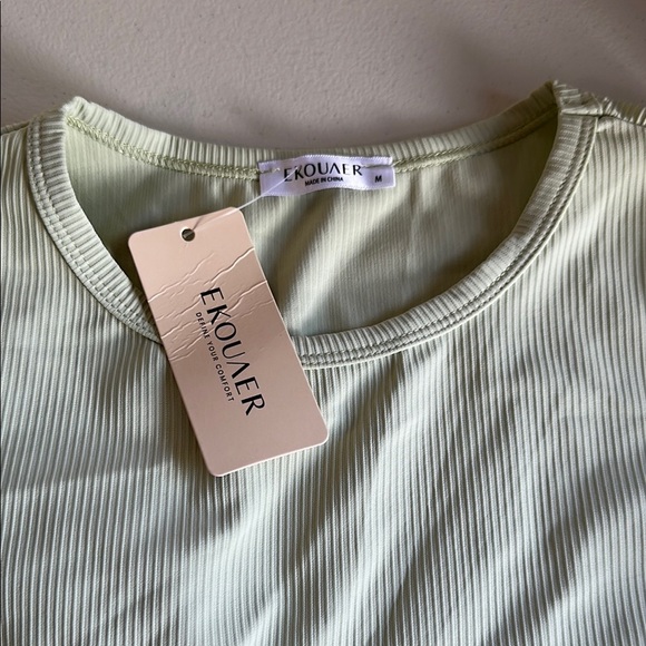 Bodysuits - Cream and Light Green - Picture 3 of 4